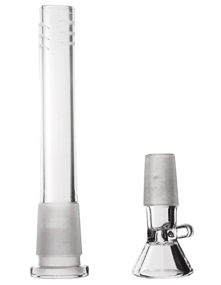 10 “ Straight Ice Pinch Glass Waterpipe Bong -RaptorGLass - Image 3