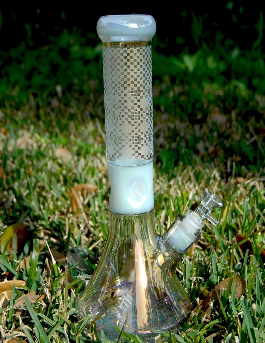 12" 7 mm  Thick Glass Beaker Glass Bong - Image 3