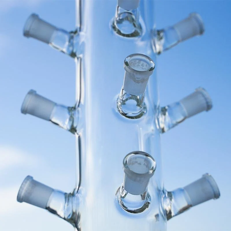 19"  15 Ports Banger Bowl Glass Display SHelf Piece - Image 3